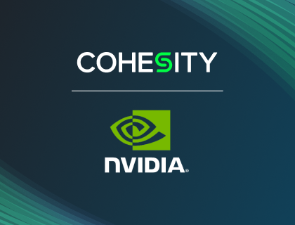CohesityとNVIDIAのロゴ
